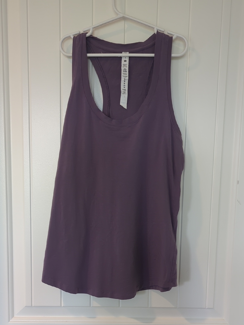 lululemon athletica Plum Racerback Tank Top